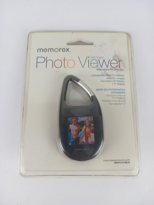 Memorex Photo Viewer Carabiner 2MB Digital Picture Memories On-the-Go 