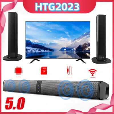 Bluetooth Soundbar 3D-Stereo TV Sound System Heimkino Lautsprecher Wireless DE