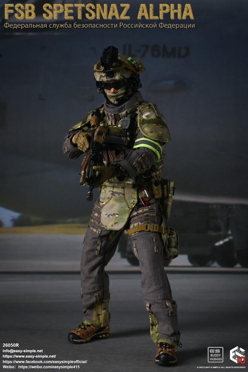 1/6 EASY&SIMPLE 26050R FSB Spetsnaz ALPHA The Tenth Anniversary