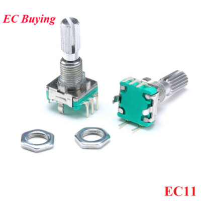 10Pcs Rotary Encoder Switch EC11 Audio Digital Potentiometer 20mm Handle