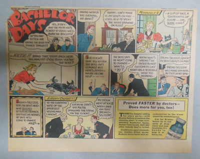 Bromo-Seltzer Ad: Bring Boss Home For Dinner! from 1930's Size: 7.5 x 10 inches