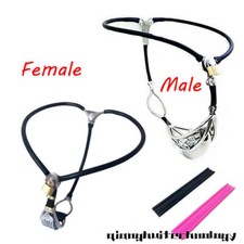 Adjustable Invisible Pants Chastity Belt Device Male Female Stainless Steel Cage