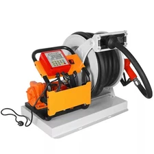 Fuel Dispenser 12/24/220V Electric Oil Well Pump Diesel Vehicle Reel Machine