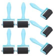 7 Pcs Rubber Roller for Crafts Block Printing Ink Rollers Printmaking
