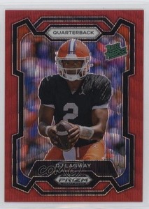 2024 Panini Prizm Draft Picks Ruby Wave Prizm DJ Lagway #182