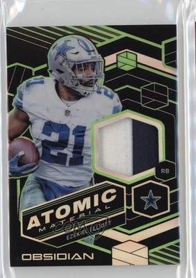 2018 Panini Obsidian Electric Etch Green /25 Ezekiel Elliott #AM-37 1q7k