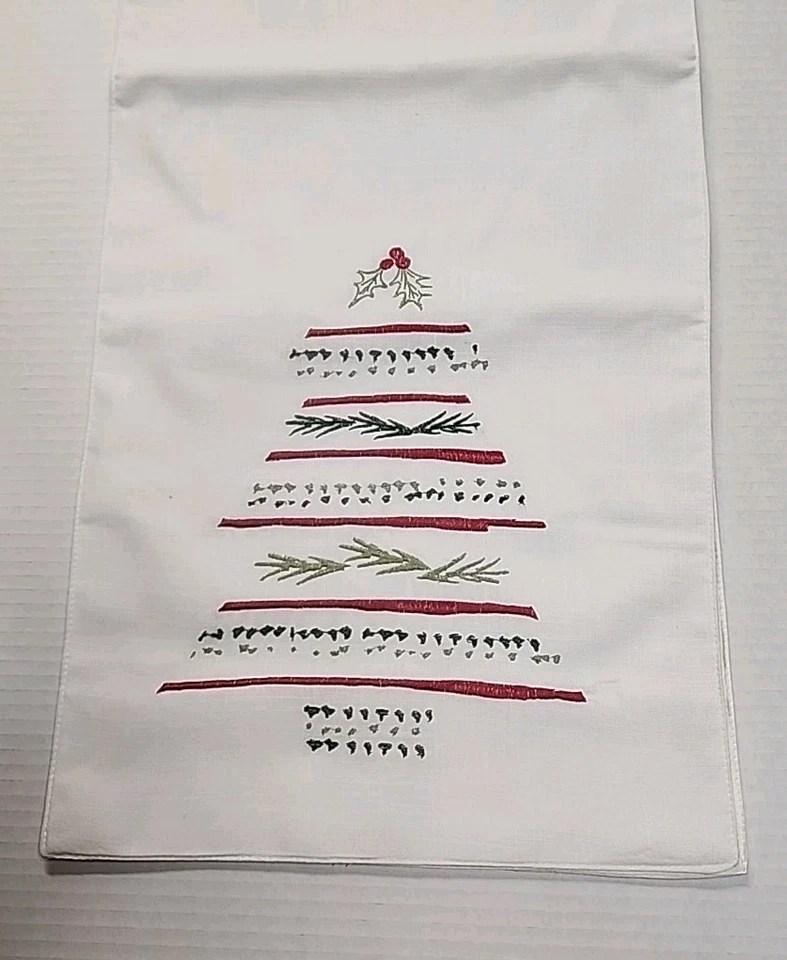 Lenox Bayberry Tree 14" x 72" Table Runner Christmas Tree NEW - Image 4 of 4