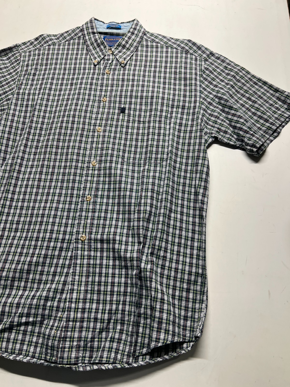 Pendleton Button Up Shirt Multicolor Plaid Preppy… - image 3
