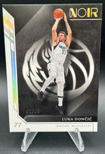2022-23 Panini Noir Luka Doncic #18 Holo Silver SP /49 Los Angeles Lakers