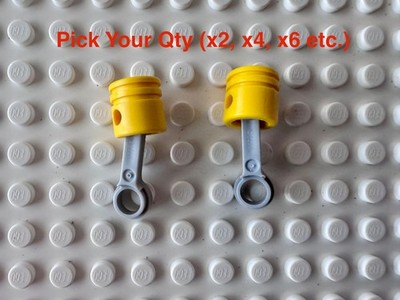 LEGO Technic Engine Piston Round 2851 and Connecting Rod 2852 Set of 2