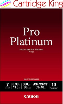 Canon PT-101 Pro Platinum Fotopapier A3 Plus - 10 Blatt
