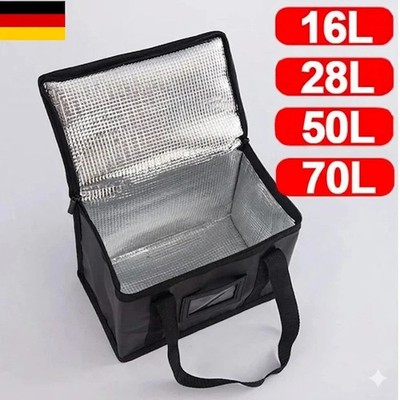Kühltasche Groß Faltbar Isoliertasche Picknicktasche Camping 16L 28L 50L 70L NEU
