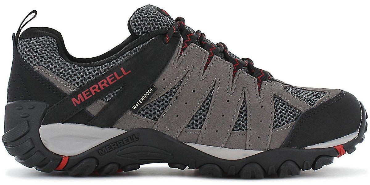 Scarpe da passeggio Merrell Accentor 2 Vent impermeabili da uomo grigie fuoristrada escursionismo