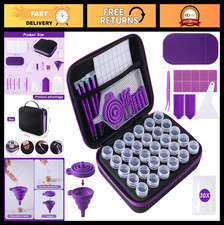 30 Slots Diamond Art Storage Containers - Portable Bead Organizer for Painting T