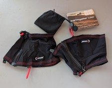 Kahtoola INSTAgaiter Low Trail Hiking Gaiters w bag Sz L/XL Black/pink  NWT