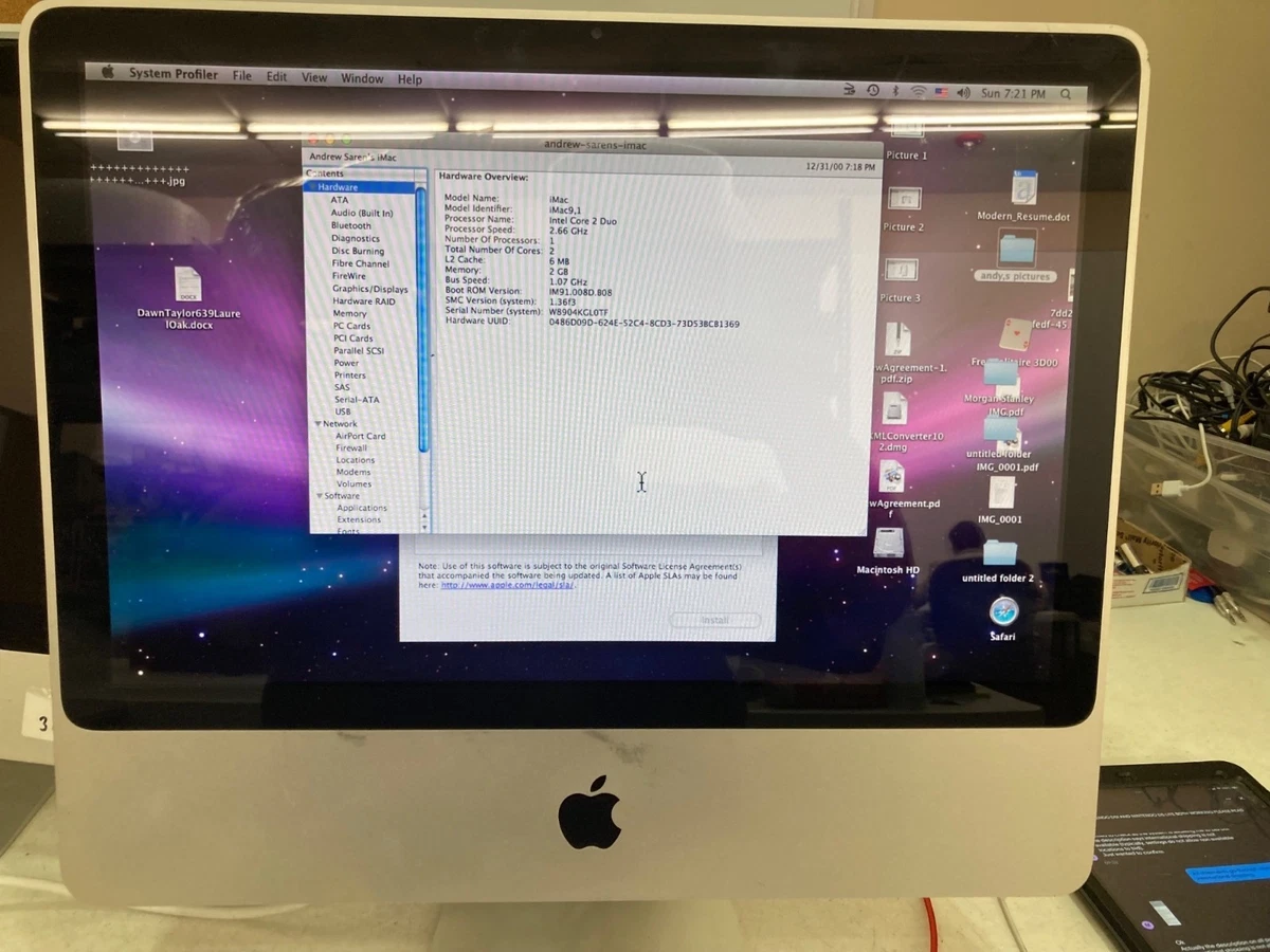 Apple iMac Intel Core 2 Duo 2 GB RAM Apple Desktops & All-In-One
