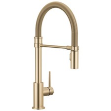 Delta 9659-CZ-DST Trinsic Pro Style Pull-Down Kitchen Faucet - Champagne Bronze
