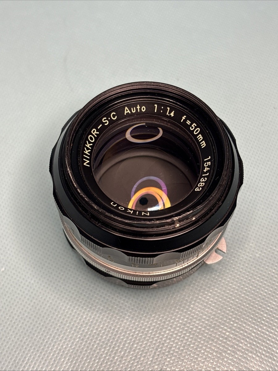 Nikon Nikkormat FTN Black 35mm Film SLR Camera w/ Nikkor SC Auto