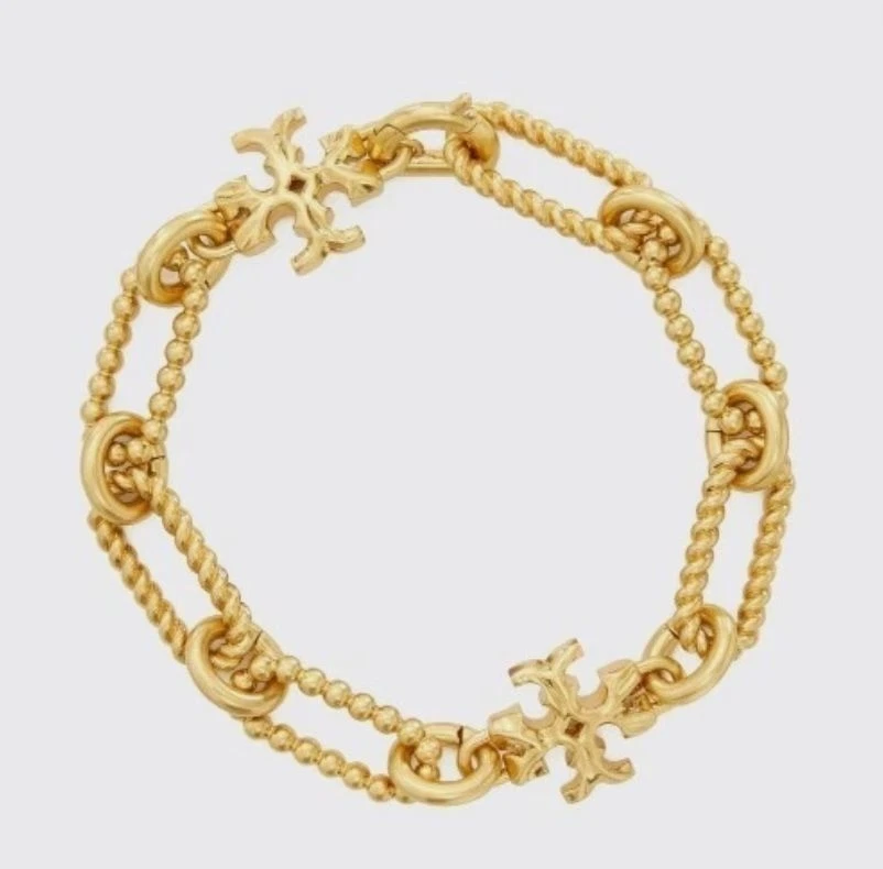 Tory Burch Oro Roxanne Collar Y Pulsera ¡¡JUEGO!!! Foto 4 de 4
