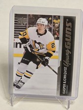 2021-22 Upper Deck Extended Series Kasper Bjorkqvist Young Guns #714 Penguins