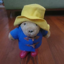 Vintage Eden Toys Vintage Paddington Bear – 12” Blue Coat, Yellow Hat, Red Boots