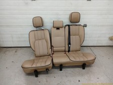 Range Rover Hse L322 Set Of Left Right Rear Leather Seat Fits 2010-2012 10 11