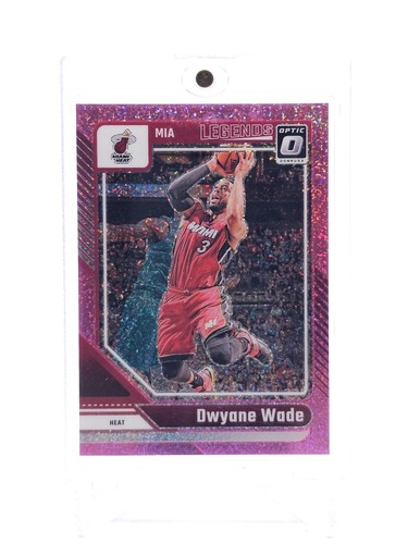 DWYANE WADE 2024-25 DONRUSS OPTIC LEGENDS PINK GLITTER PRIZM /275 HEAT Q7540