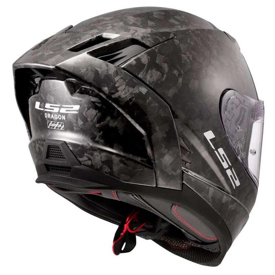 casco LS2 FF807 Dragon Carbon - Immagine 3 di 4