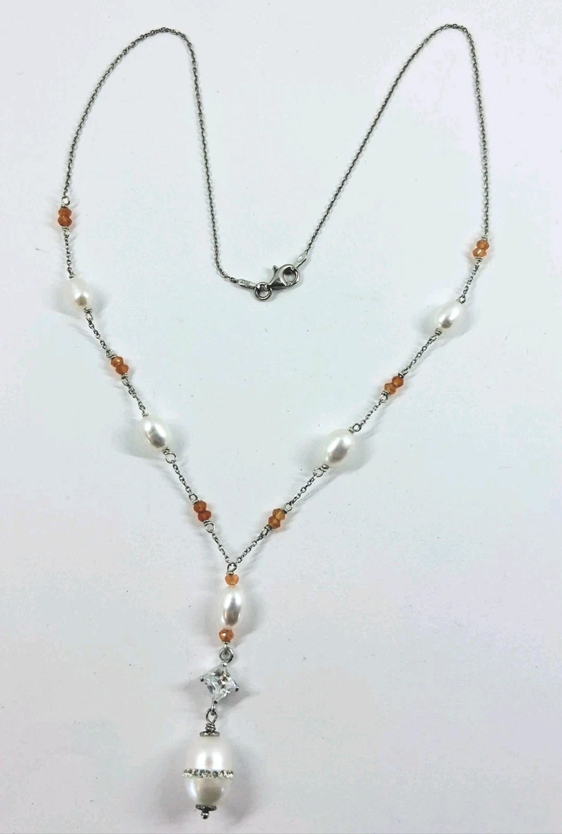 Collana con ciondolo a forma di borsa/borsa in argento con cristalli di zirconia cubica rosa e trasparente - Italia