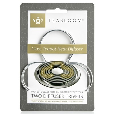 Heat Diffuser - Protect Glass Tea Pots and Coffee Pots On Stove Tops, 2-Pack