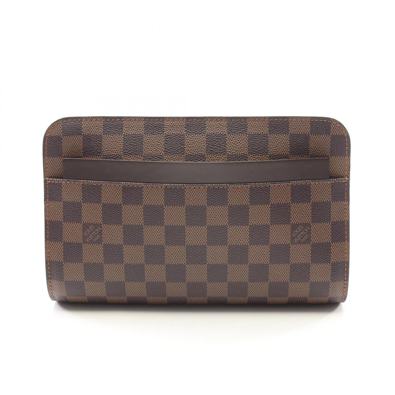 LOUIS VUITTON（LV） Borsa pochette Louis Vuitton Saint Louis Business N51993 Damier tela Ebene usata LV