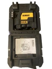 DEWALT DW0822 Self-Leveling Cross-Line and Plumb Laser Level + Batteries!