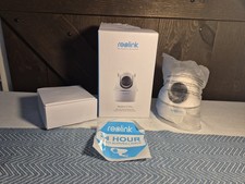 Reolink C1 Pro Dual Band WiFi Indoor Security Camera Pan Tilt Zoom White 32GB C1