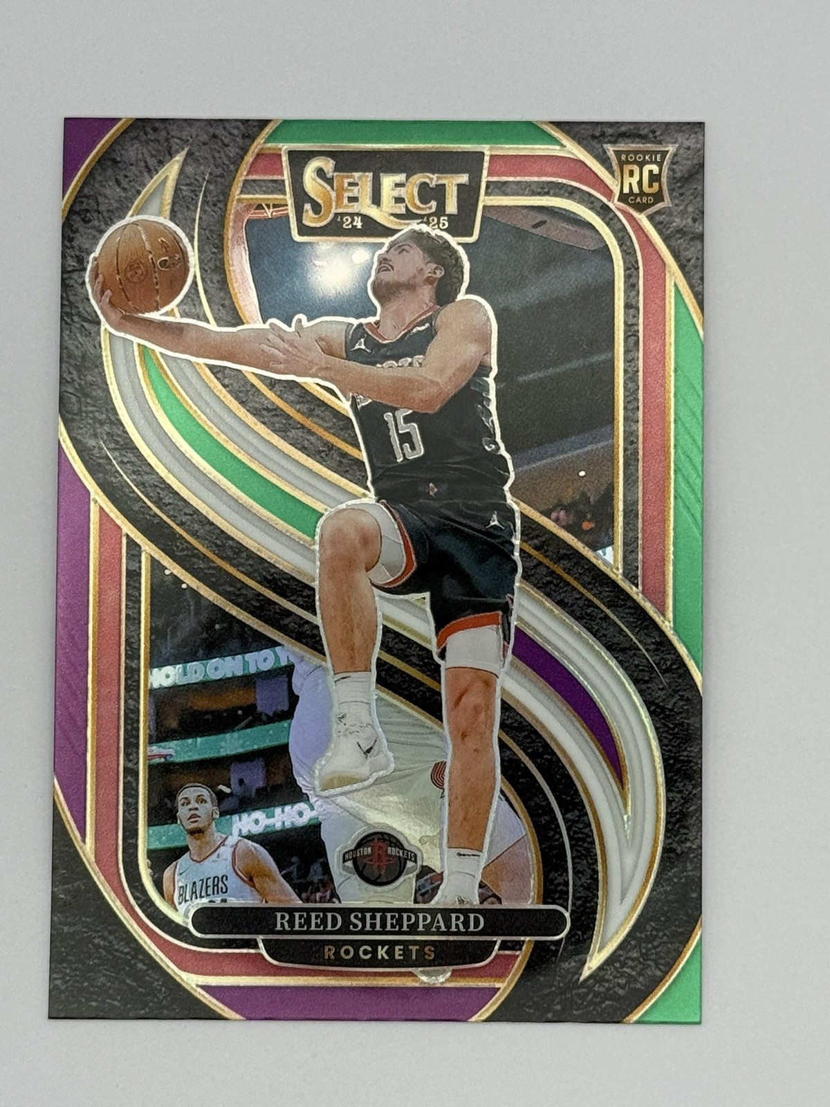 2024-25 Panini Select Rookie #181 Reed Sheppard Tri-Color Prizm