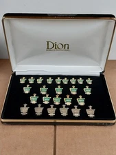 Rare Holiday Inn Hotel Employee Service Award Pin Complete Set w/Gold & Diamonds