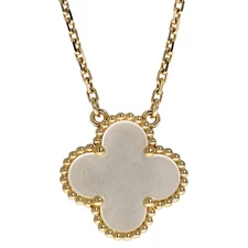 Pre-Owned Van Cleef & Arpels Vintage Alhambra Pendant Yellow Gold