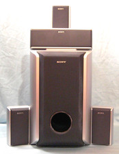 Set of 5 Sony Speaker System Surround Sound Theater TV Stereo SS-WS52 TS51 CT51