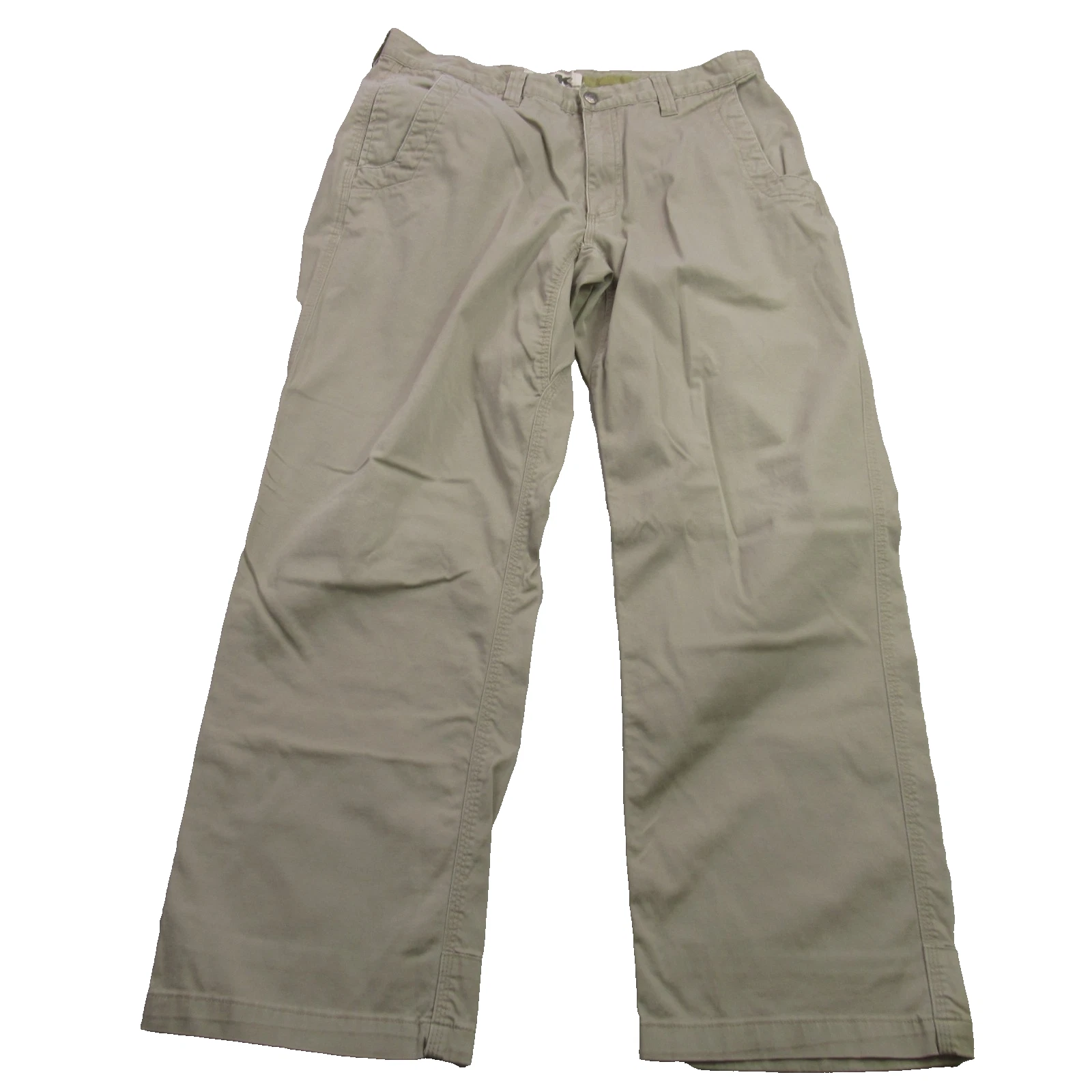 Mountain Khakis Pants Mens 35X30 Chino Outdoors Pockets Beige Golf Casual