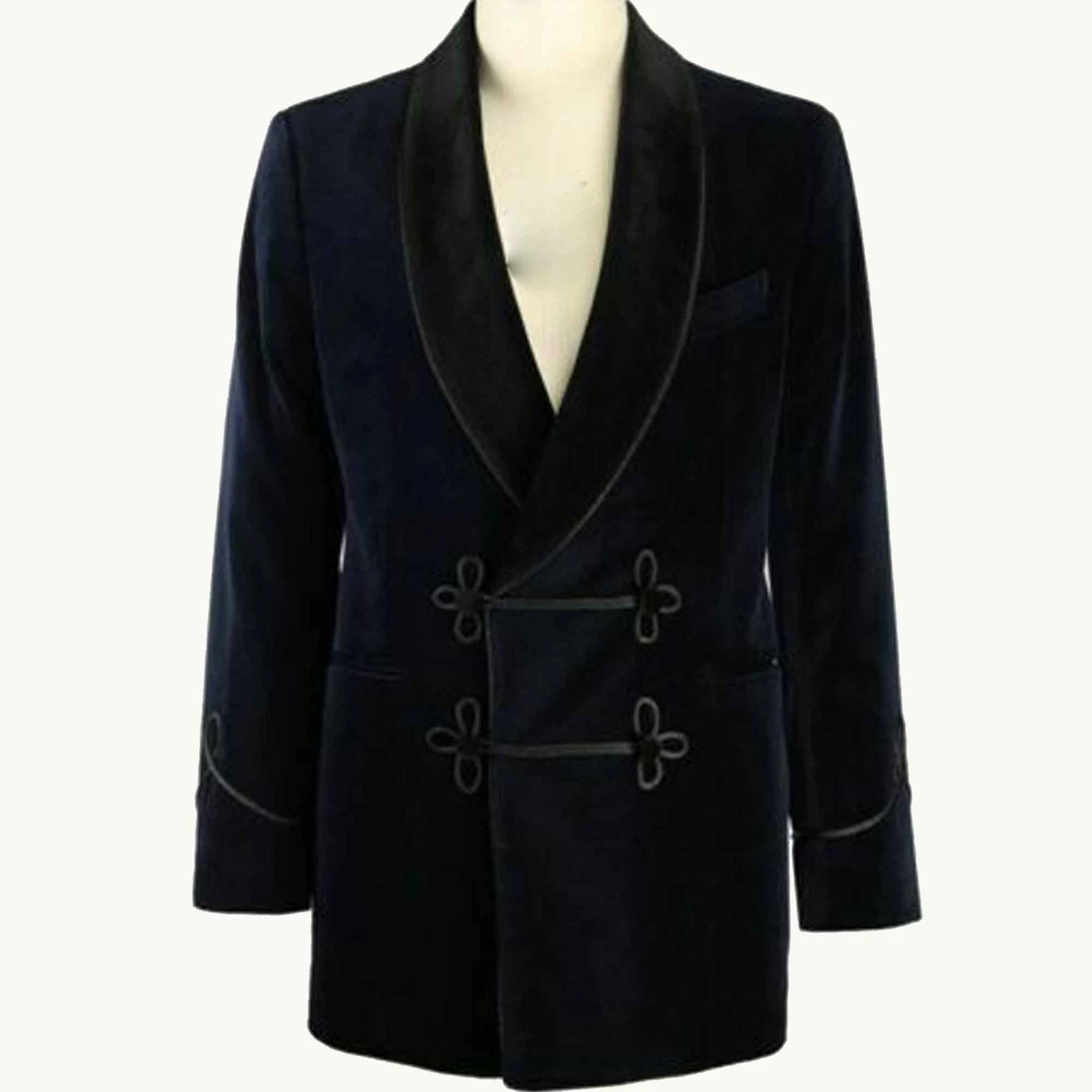 Men's Blue Velvet Stylish Party Wear Evening Dinner Blazer