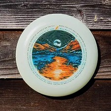MUDDY RIVER Poster Art Frisbee 175gm Ultimate glow / grateful dead