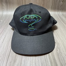 Gorra gorra vintage de los 90 Batman Forever Snapback promoción de película 1994 DC Comics negra
