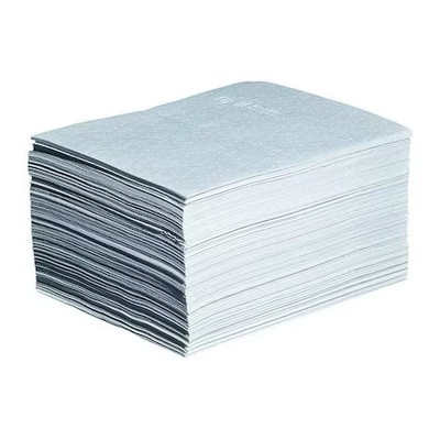 Pig Mat215 Sorbent Pad, 22 Gal, 15 In X 20 In, Oil, White, 200 Pk