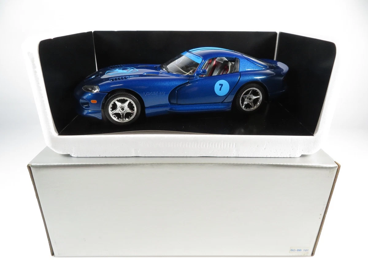 Burago 1/18 – Dodge Viper RT/10 1993 – Bleue – Modèle Exposé
