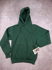 Vintage Russell Athletic Hoodie Mens Small Forest Green Made USA New Old Stock