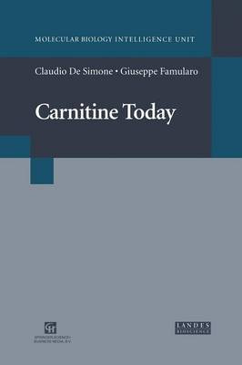 Carnitin heute - 9781461377511