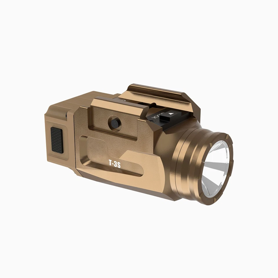 600 Lumen Tactical LED Weapon Torch Small Pistol Light For Picatinny Rail Mount - Image 3 of 4