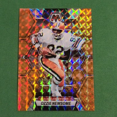 2023 Panini Mosaic Ozzie Newsome Orange Mosaic Prizm #190/199 Cleveland Browns