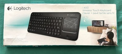 Logitech K400 920-003070 Wireless Keyboard w/Multi-Touchpad NEW in BOX 