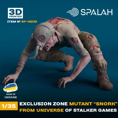 SPALAH 15235 1:35 Exclusion zone mutant "Snork" from the game universe STALKER