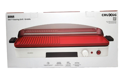 Cruxgg XL Electric Griddle & Searing Grill – Nonstick Ceramic
